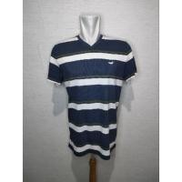 ราคา เสื้อยืดลายทางสีกรมท่า Hollister (42605802653)