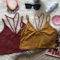 ราคา สายเดี่ยวครอป Forever21 (2277204214)