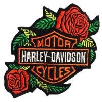 ราคา อาร์มรีดติดเสื้อ ลาย HARLEY ดอกกุหลาบ อาร์มติดเสื้อฮาเล่ย์ลายดอกกุหลาบ P7Aa52-0096 (1790506297)