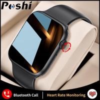 ราคา POSHI ใหม่สมาร์ทวอท์ชกันน้ําวอลล์เปเปอร์ที่กําหนดเองบลูทูธโทร Smartwatch สําหรับผู้ชายผู้หญิง Heart Rate ความดันโลหิตสร้อยข้อมือสมาร์ทกีฬาฟิตเนส Tracker (22744152473)
