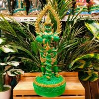 ราคา [thepneramit]องค์ท้าวเวสสุวรรณ รุ่นมหาทรัพย์พันล้าน ผ่านพิธีพุทธาภิเษกแล้วหลายวาระ เนื้อเรซิ่น สีเขียวปิดทอง สูง 20 นิ้ว (18378064018)
