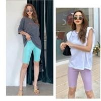 ราคา กางเกงบาร์บี้ กางเกง3ส่วน กางเกงเอวสูงปรี้ด ผ้ายืดสกินนี่เอวสูง #3152050501 (3152050501)