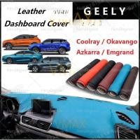 ราคา Geely Emgrand Okavango Coolray Azkarra Dashboard Cover Pad หนังรถอุปกรณ์เสริมภายใน Sun Visor Anti Skid Mat Garnish Fit สําหรับ Geely Coolray Azkarra Okavango (42504612475)