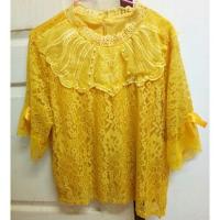 ราคา เสื้อเหลืองลายลูกไม้ (1285880160)