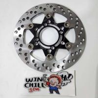 ราคา จานCNC ลายดาว จานดิสเบรค 220 มิล งานไทย จานสร้าง เวฟ110i / WAVE125 ปลาวาฬ / TZR / SPARK135 / MSX / NOUVO / X-1 **ไม่มีน็อต** ดำหมุดเทา (15996888749)