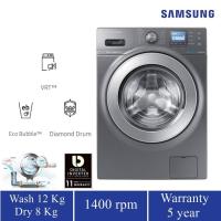 ราคา Samsung WD12F9C9U4X/ST เครื่องซักผ้าอบผ้าฝาหน้า ขนาดซัก 12 กก. อบ 8 กก. *ไม่รวมติดตั้ง (7726810324)