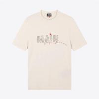 ราคา พร้อมสต็อก GIORGIO ARMANI ARMANI GA ฤดูร้อนผลิตภัณฑ์ใหม่คอกลมพิมพ์เสื้อยืดแขนสั้น (40855004225)