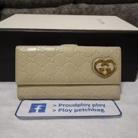 ราคา Used Gucci wallet (สีครีม) มือ2 ของแท้ สภาพดี (12056926325)