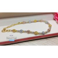 ราคา สร้อยข้อมือเงินแท้ 3 กษัตริย์ งานร้อยเม็ดเงินฉลุลาย สลับเม็ดเงิน สร้อยสวยมากค่ะ ลายฉลุสวยค่ะ :TH0238 (1945837019)