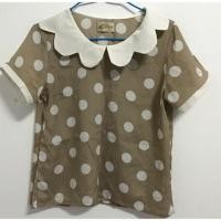 ราคา Brown Polka dot Top (892466117)