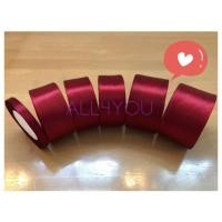 ราคา [ลดราคา] ริบบิ้นผ้าซาตินสีไวน์แดง (1590860886)