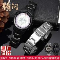 ราคา Casio PRW-3000/3100/6000/6100 / PRG-300 ซีรีส์สายสเตนเลสสตีลสำหรับผู้ชาย (3845606820)