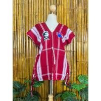 ราคา เสื้อกะเหรี่ยงผู้ชาย/ผู้หญิง รอบอก 44นิ้ว/48นิ้ว (ฟรีไซด์) เสื้อกะเหรี่ยงทอมือใส่ได้ทั้งหญิงและชาย เสื้อกะเหรี่ยงDelta (28884174967)