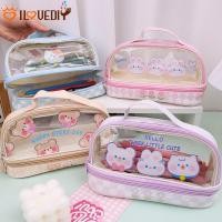 ราคา [ Featured ] กล่องใส เก็บแปรงแต่งหน้า - กล่องเก็บของ กันฝุ่น - กระเป๋าปากกา ลายการ์ตูนสัตว์ - กระเป๋าดินสอ หมี ความจุขนาดใหญ่ - อุปกรณ์สํานักงาน โรงเรียน - เครื่องเขียนนักเรียน (25658586725)