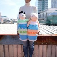 ราคา หมอนข้าง Suneo ซูนิโอะ & Giant ไจแอนท์ ในถัง 22นิ้ว Doraemon โดเรม่อน โดเรมอน โดราเอม่อน (5870825786)