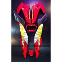 ราคา Ls 125 new 6ชิ้น ไม่รวมบังโคลน ชุดสี เฟรมรถ กรอบรถ กาบรถ แฟริ่ง Honda แอลเอส 125 ตัวใหม่ สีแดง/ขาว 2001 (4466524599)