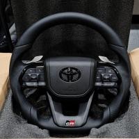 ราคา พวงมาลัยlx300 หนังดำ paddle shift ปุ่มกด GR (26067894192)