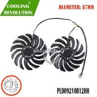 ราคา 87 มม. PLD09210B12HH 4Pin พัดลมการ์ดกราฟิกสำหรับ MSI เกราะ RX470 RX 480 RX570 RX580 กราฟิกการ์ดพัดล (22290071864)