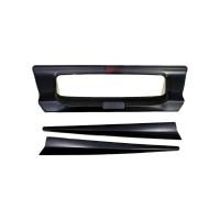 ราคา คิ้วฝากระโปรงท้าย Isuzu D-max 2016 2017 2018 2019 ดำด้าน โลโก้แดง V4 (3933169196)