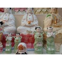 ราคา องค์กิมท้งเง็กนึ่งสีเขียวบริวารเจ้าแม่กวนอิมขนาดสูง6นิ้ว/8นิ้วงานเซรามิค (29526269962)