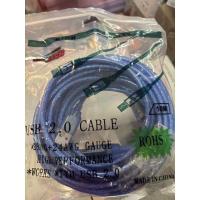 ราคา สายปริ้นเตอร์ USB Printer Cable USB 2.0 มีความยาว 10เมตร (Blue) (28811347642)