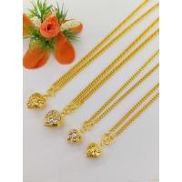 ราคา #สร้อยคอทองไมครอนพร้อมจี้น้ำหนัก2สลึง (17351735396)