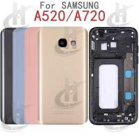 ราคา สําหรับ Samsung Galaxy A5 A520 A7 A720 2017 แบตเตอรี่ฝาหลัง LCD กรอบด้านหน้า (28769281734)