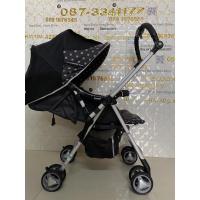 ราคา รถเข็นcombiสีดำเทาลายจุดสภาพใหม่ (10538254397)