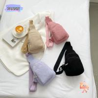 ราคา Fansin กระเป๋าคาดอก กระเป๋าคาดเอว ผ้าลูกฟูก มีซิป สีพื้น สไตล์เกาหลี วินเทจ สําหรับผู้หญิง (25069370366)