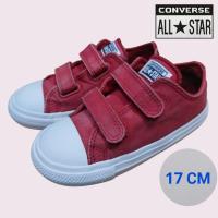 ราคา ■มือ2 converse รองเท้าเด็ก ไซส์ 17CM สีแดง งานแท้ (24173469592)