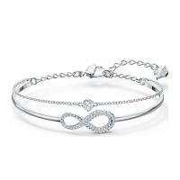 ราคา สร้อยข้อมือคริสตัลสวารอฟสกี้ สื่อรักแม่ สำหรับผู้หญิง (41367361354)