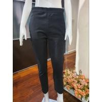 ราคา Se66324กางเกงสีดำผ้าดีเอวสูง (22419930928)