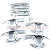 ราคา Yaris ยาริส ปี2014-2016 เบ้ารองมือเปิดและครอบมือจับประตู สีโครเมี่ยม (1355956517)