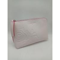 ราคา กระเป๋าเครื่องสำอางลังโคม หนังPUสีขาวปั้มลายดอกกุหลาบ (27305295545)