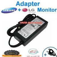 ราคา Samsung/LG monitor Adapter 14V/3A (6.5 x 4.4mm) หัวเข็ม ac adapter 12a 3a monitor Adapter monitor samsung Adapter (5685584358)