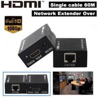 ราคา 60m HDMI LAN Extender Repeater Over Single Cat5E/6 RJ45-Up To 200Ft 1080P 3D (12728910929)