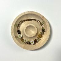 ราคา กำไลเชือกเทียน กำไลเชือกเทียนลูกปัดดอกไม้ (41951645868)