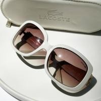 ราคา แว่นกันแดดวินเทจ Lacoste LA12648 WH 59 18-115 CM– สีขาว ของแท้ (25795595141)