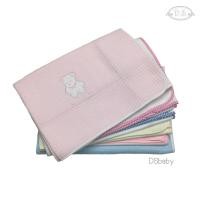 ราคา D.S. ผ้าห่มดีเอส รุ่นผ้ายืดทอลายตาราง ปักลายหมีดีเอส Baby Blanket – Checked Cotton Spandex with DS Bear (Embroider) (7133228939)