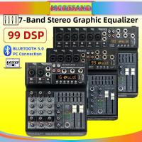 ราคา Professional Mixer Audio เครื่องผสมเสียง4/6/8ช่องพกพาสะดวกเชื่อมต่อบลูทูธ/MP 3/USB แบบพกพา มิกเซอร์. (27053936425)