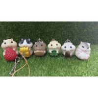 ราคา Puff Hamster Mascot foodei Hamster Model cute pet ornament ฟิกเกอร์แฮมสเตอร์ แคปคาร่ากาชาปอง (28156957004)