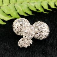 ราคา ต่างหูเงินแท้ แต่งดอกพิกุล ลายฉลุ yangsilver (40267104583)