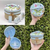 ราคา รายละเอียด Estee Lauder Weave Bag กระเป๋าสานทรงกลม น่ารักกรุบๆ กระเป๋าทรงกลม (23150476765)