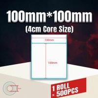 ราคา สติ๊กเกอร์บาร์โค้ดความร้อน Thermal Sticker Label เทอร์มอล Barcode Sticker100x100สติ๊กเกอร์ชานมขนาดต่างๆ สติ๊กเก (23286876639)