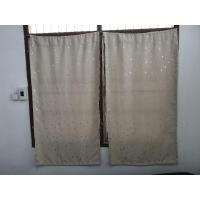 ราคา ผ้าม่านมือสองสีครีมลายดาว (12513090477)