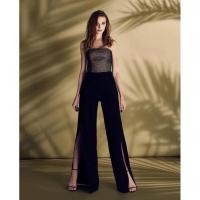 ราคา จั้มเกาะอกสีดำ มีผ่า2ข้าง มีเผือกอ่อนช่วงอก ป้ายPoonyisa มือ1 (27168733116)