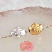 ราคา ชาร์มเงินแท้999 โฟมมิ่ง ก้อนเงิน ก้อนทอง สีทอง สีเงิน สีรมดำ ตัวตกแต่งกำไล DIY CHARM (4025757830)