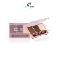 ราคา ถูก/แท้/มีไลฟ์ เขียนคิ้ว Baby Bright Draw&Bright Brow Palette ฝุ่นคิ้ว เนื้อฝุ่น อุปกรณ์เขียนคิ้ว กันน้ำ (13106290590)