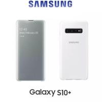 ราคา Clear View Cover Samsung Galaxy S10 Plus (สีขาว) (23868902409)