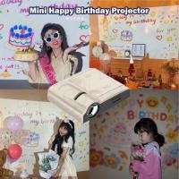 ราคา พร้อมส่งจากไทย โปรเจคเตอร์วันเกิด ครบรอบ Birthday projector วันเกิด ไฟถ่ายรูป โปรเจคเตอร์จิ๋ว สําหรับตกแต่ง (23668787697)